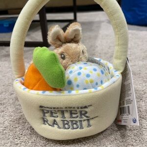 Plush Peter Rabbit Easter Basket